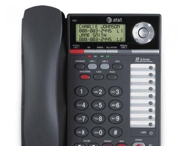 تلفن دو خط AT&T993آمریکایی