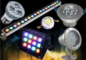 محصولات روشنایی و نورپردازی LED