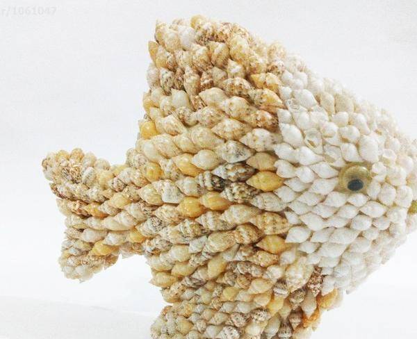ماهی خاص فنلاندی دستساز ساخته شده از صدف