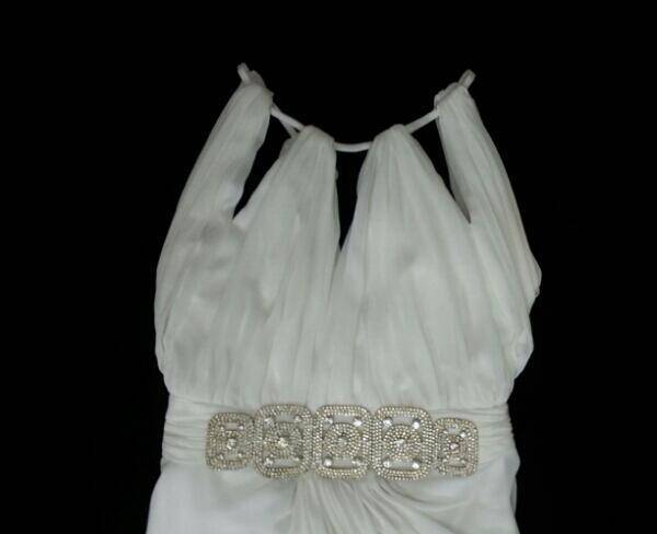 لباس مجلسی سفید سایز 36