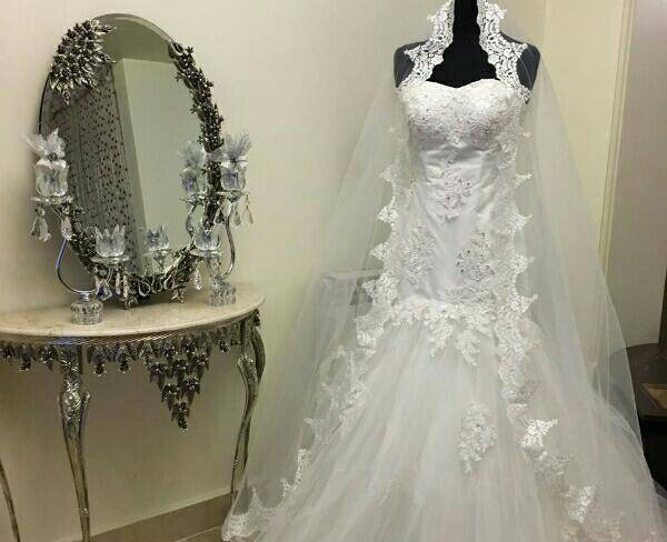 لباس عروس سایز ۳۸_۴۰