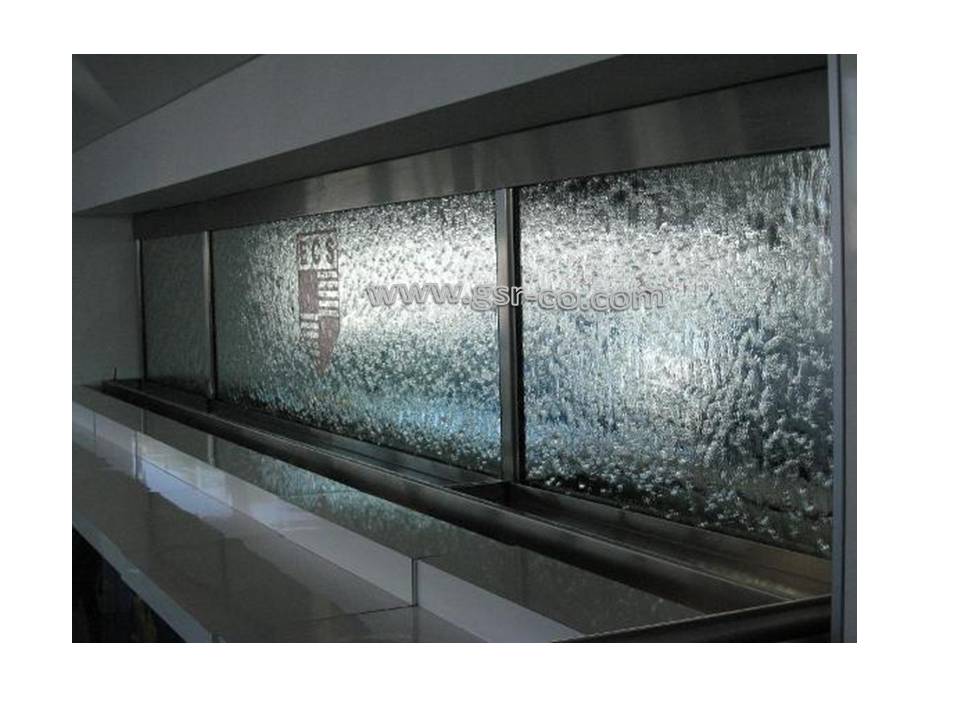 آبنما شیشه ای 77412635 آبنمای شیشه ای، آبنما آبریز خطی، آبشار شیشه ای 77426115