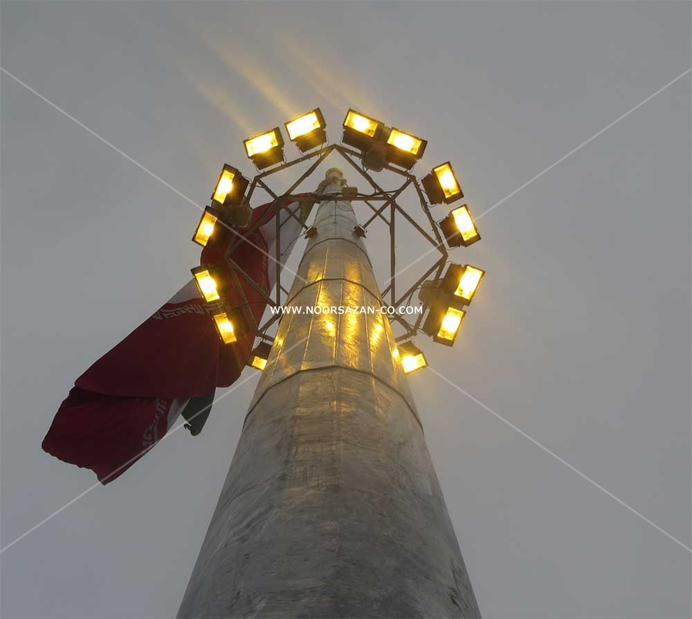 برج نوری ،پایه روشنایی