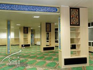 دیوارپوش چوبی سنتی برای مساجد ونمازخانه ها