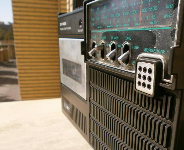 رادیو کاست قدیمی