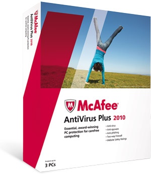 آنتی ویروس اورجینال McAfee 2010