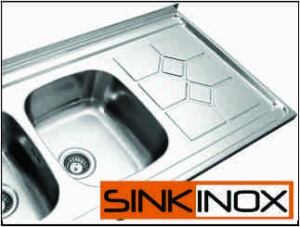 سینک ظرفشویی فانتزی سینک اینوکس SINKINOX ساخت ترکیه دارای استاندارد Ceاروپا