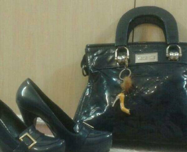 کیف و کفش به رنگ سورمه ای نو ...