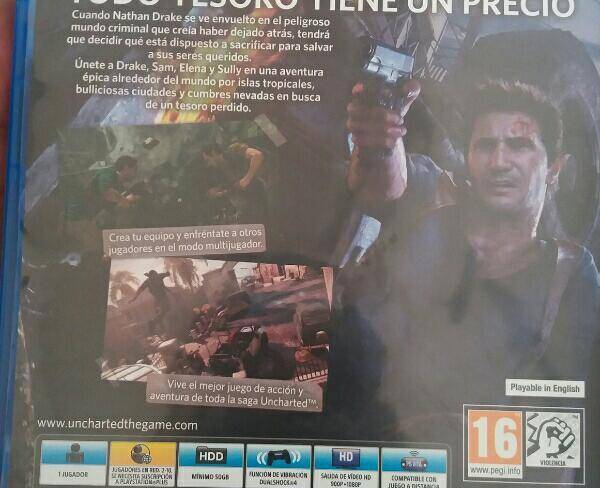 uncharted 4. ps4