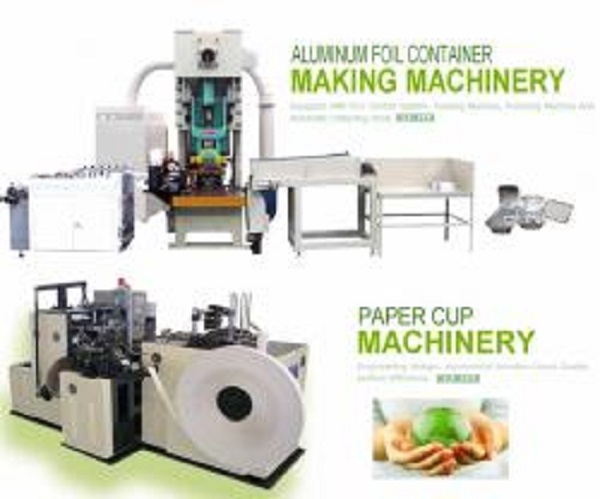 TFT دستگاه های دست دوم و کارکرده تولید ظروف یک بار مصرف کاغذی و آلومینیومی , لیوان کاغذی