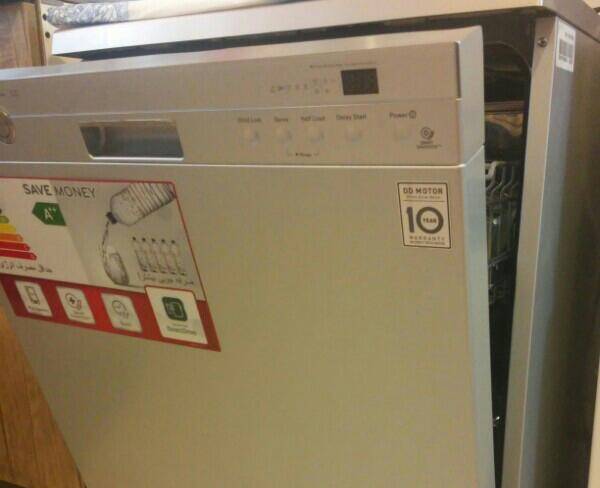 ماشین ظرفشویی LG نقره ای