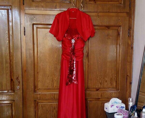 لباس شب شیک قرمز