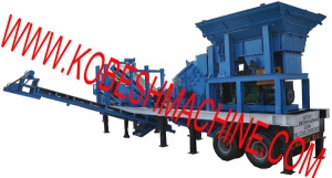 portable crushing and scrrening plant