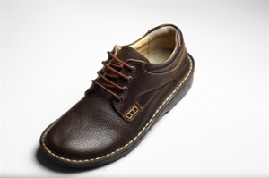 کفش چرم قهوه ای مردانه سایز 40 کد KCH011