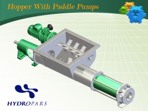 Hopper with Paddle PUMPS