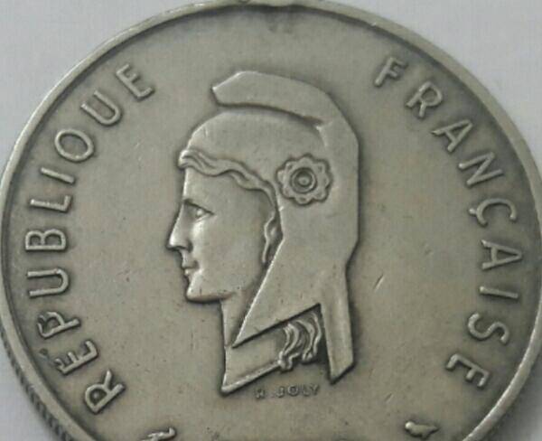 سکه جیبیوتی مستعمره فرانسه