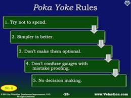 خطا ناپذیر سازی (Poka Yoke)