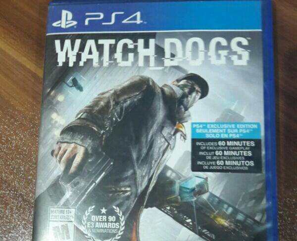 WACH DOGS FOR PS4