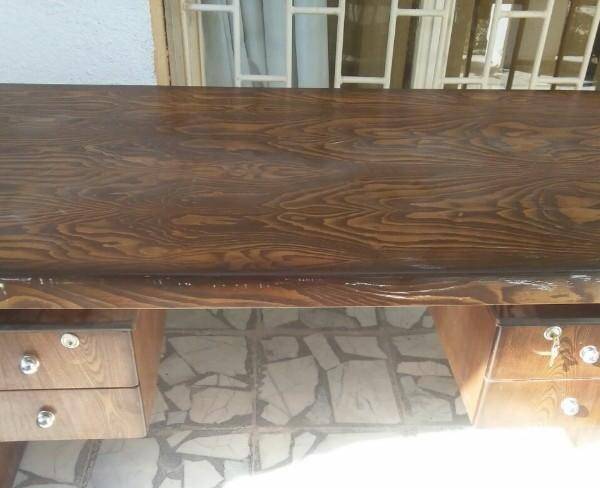 میز اداری بزرگ چوبی