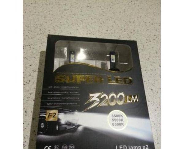 لامپ سوپر LED نوریخی آزرایی6000KپایهH1