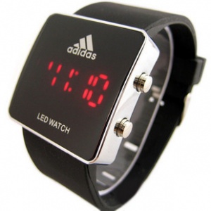 ساعت LED Adidas صفحه مشکی