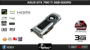 فروش ASUS GTX 780 Ti 3GB GDDR5 در حد نو