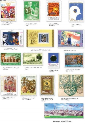 مجموعه ای کامل از تمبرهای کشورهای جهان