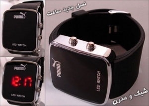 ساعت LED پوما - ادیداس|ساعت با صفحه محو |ارزانترین قیمت