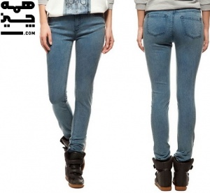 شلوار جین طرح ابر و باد برند KOTON عرضه شده در فروشگاه اینترنتی همه چیز دات کام