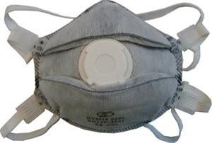 ماسک تنفسی سوپاپ دار کربنی مدل ffp3 8636