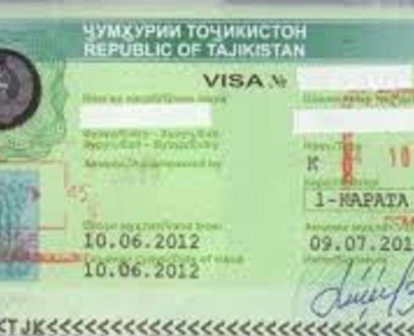 اخذ ویزای تاجیکستان در 1 روز