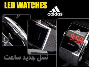 خرید ساعت led adidas + دستبند رایگان