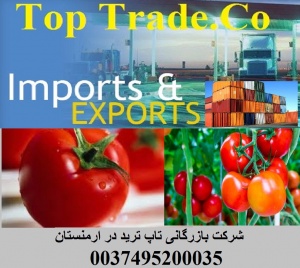 صادرات گوجه فرنگی ارمنستان به عراق،ایران،امارات