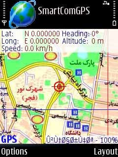 GPS موبایل نقشه های ایران جهان