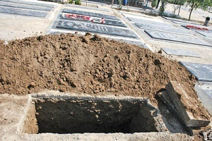 یک قطعه قبر واقع در قطعه ۱۱۰ بهشت زهرا