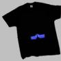تی شرت جادویی سه بعدی آبی LED Blue3D