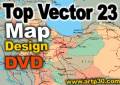 Top Vector 23 - Map Designطرح وکتور