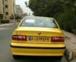 سمند تاکسی زرد گردشی مدل 93