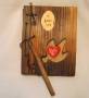 دفترچه خاطرات جلد چوبی