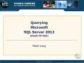 آموزش کامل و کاربردی دستورات SQL Server 2012