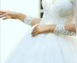 لباس گیپور سنگی عروس لباس سفید همراه با ...