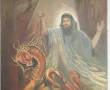 تازبو نقاشی رنگ روغن حضرت موسی و معجزه ...