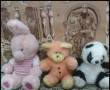 سه عروسک پولیشی خرس و خرگوش