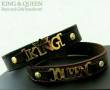 دستبند چرمی king و Queen