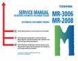 دفترچه راهنمای سرویس و نگهداری دستگاه فتوکپی توشیبا,MR-2008 MR-3006