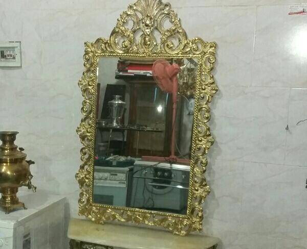آینه وکنسول برنزی فووووق العاده زیبا