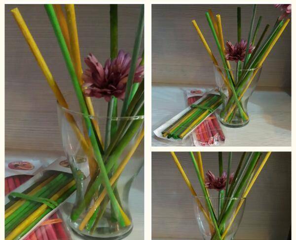 چوب معطر رنگی برای گلدان