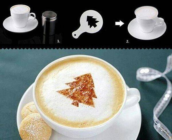 آنطور که دوست دارید قهوه‌تان را تزئین کنید!!