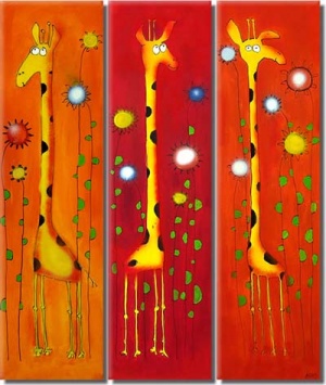 گالری چنتیک - تابلو نقاشی رنگ روغن مخصوص اتاق کودک