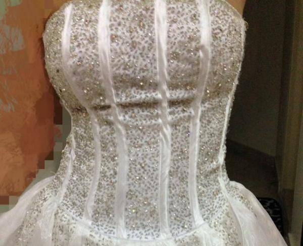 لباس عروس سایز ٣٦ تا ٣٨